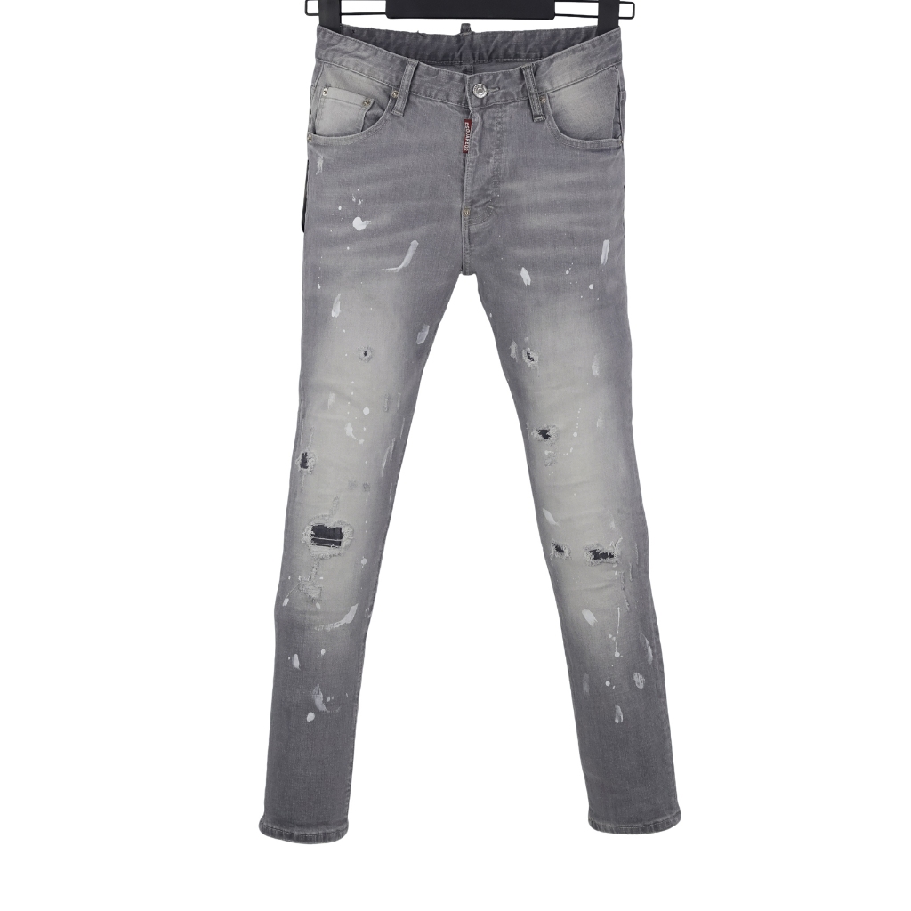 6068 Bốn Mùa Phong Cách Mới DSQUARED2 Jeans Nam Xám