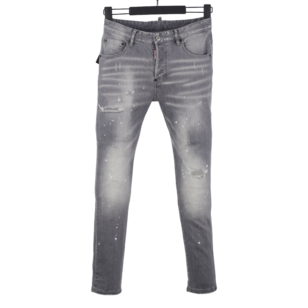 6067 Bốn Mùa Phong Cách Mới DSQUARED2 Jeans Nam Xám