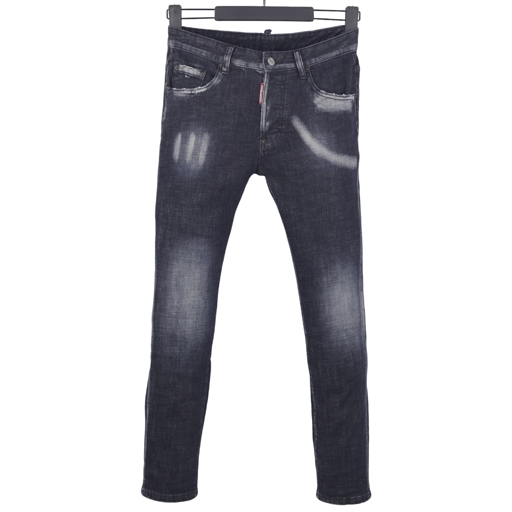 6087 Bốn Mùa Phong Cách Mới DSQUARED2 Jeans Nam Đen