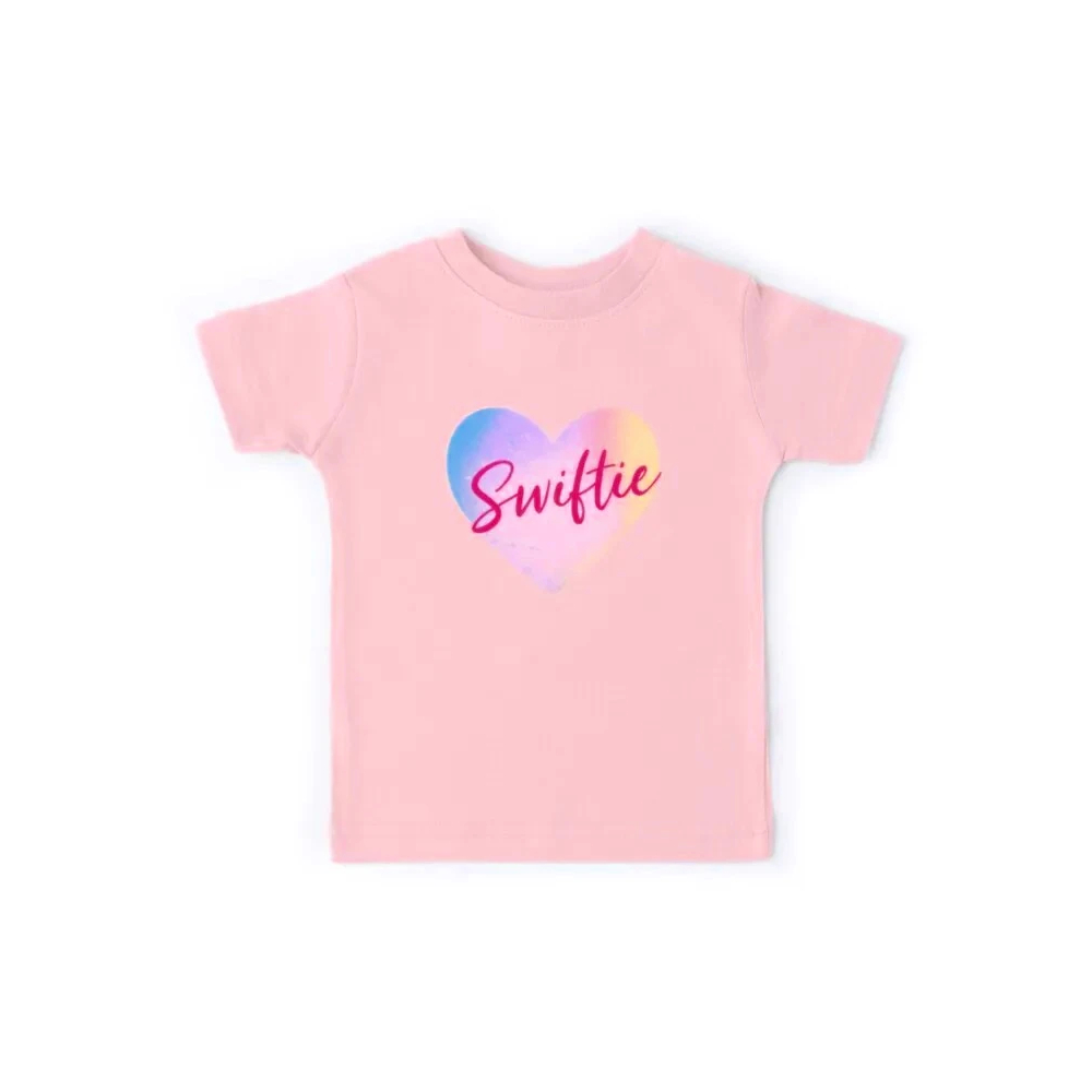 Swiftie Lover In Hình Kid Boy Girl Áo Thun Nữ Tay Ngắn Áo Mùa Hè Tee Thời Trang Hoạt Hình Thường Ngà