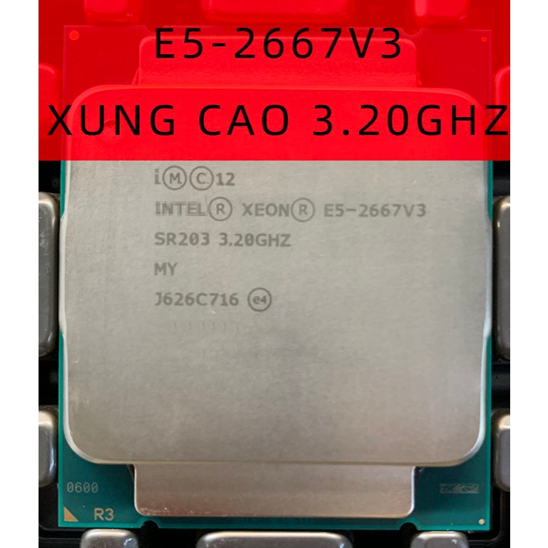 CPU XEON E5-2667v3 lắp main x99 socket 2011 chạy ram ddr4