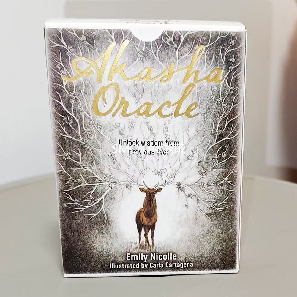 [Hàng có sẵn] 10.5 * 7.5cm akasha Oracle Card Trò chơi thẻ trò chơi bảng tiếng Anh akasha Thẻ dập nổ