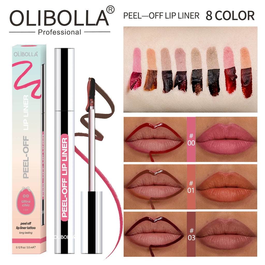 Hàng có sẵn-OLIBOLLA-Peel Off Lip Liner 3.5ml-BO002