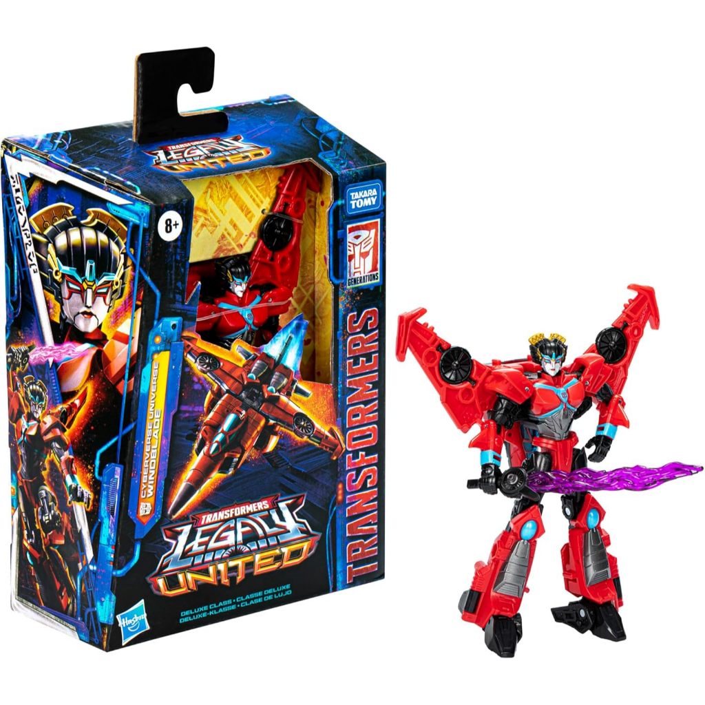 Transformers Legacy United Deluxe Class Cyberverse Universe Windblade, 5.5 ༄ (❈ 14.9 ❈ 米) ❈ 🍭 ❈ ❈ ❈,