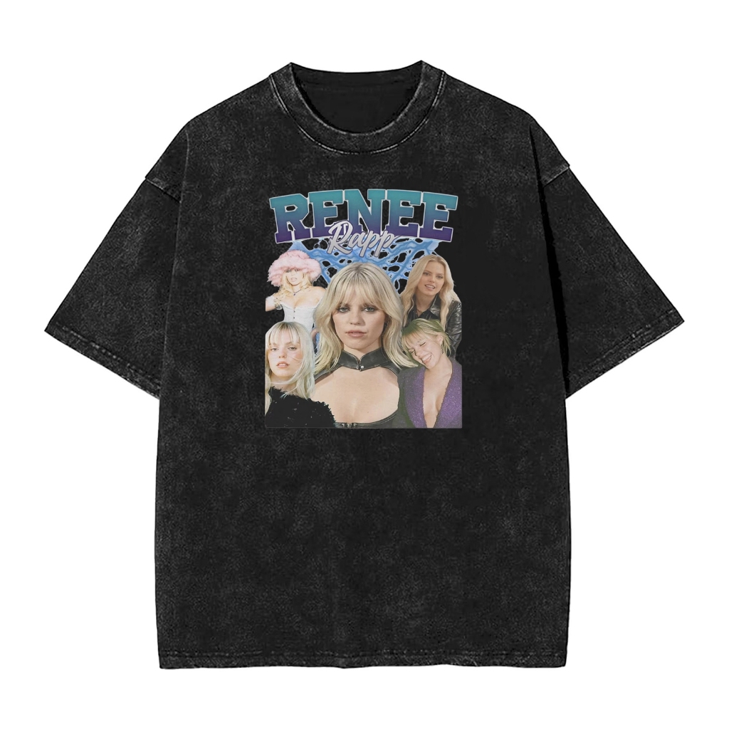 Áo thun cotton nguyên chất thiết kế Retro Renee Rapp