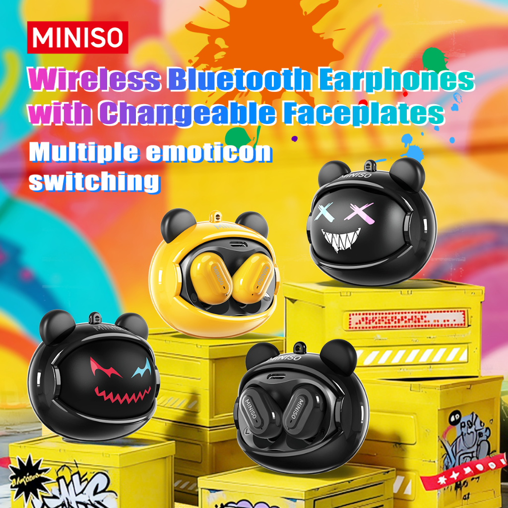 Bảo hành 1 năm MINISO MS118 Tai nghe dịch ngôn ngữ thời gian thực Tai nghe Bluetooth không dây AI OWS Hỗ trợ 135 ngôn ngữ Tai nghe thể thao Biểu hiện có thể thay thế IPX5 Giảm tiếng ồn chống nước | BigBuy360 - bigbuy360.vn