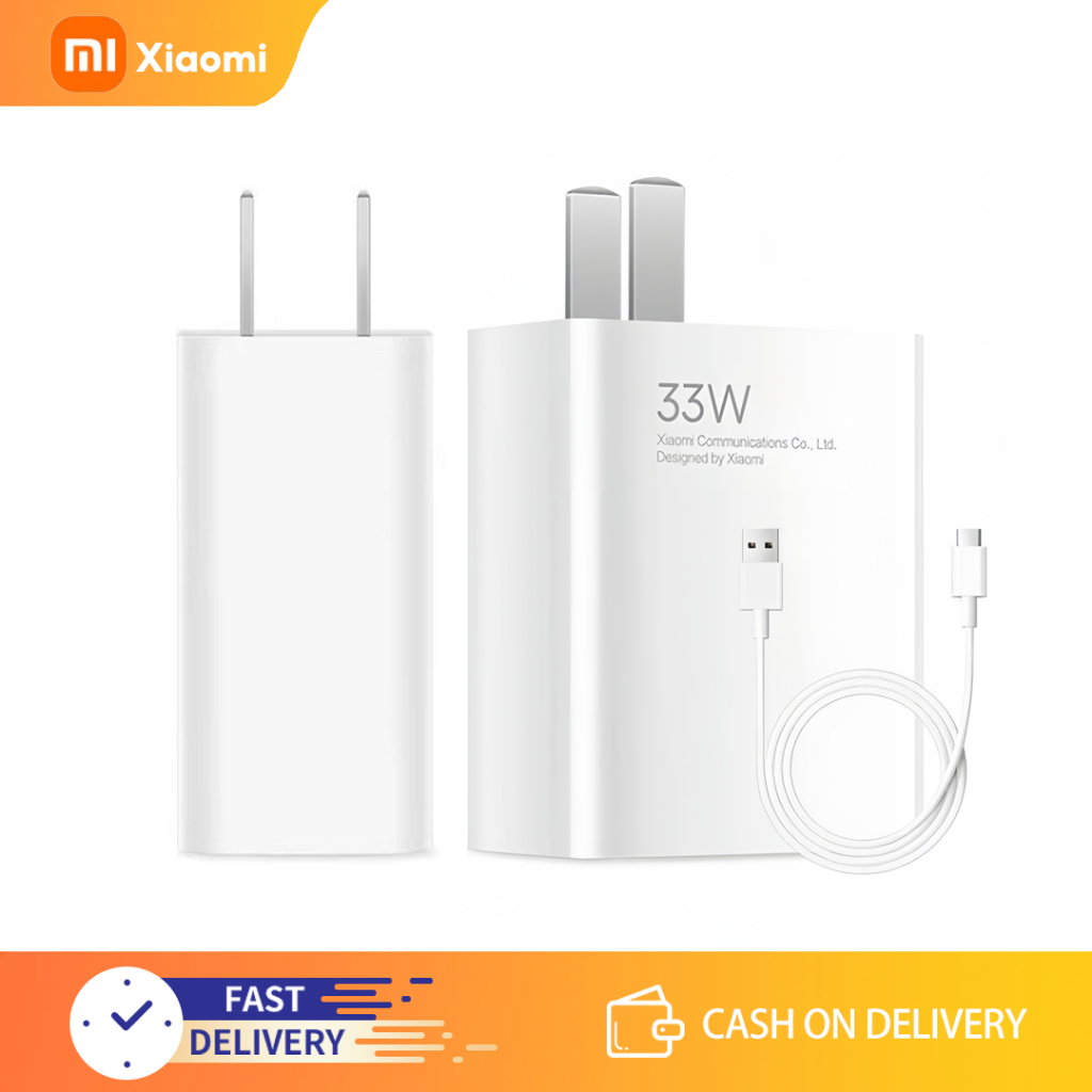 Bộ sạc nhanh Xiaomi 33W MDY-11-EX, Bộ sạc + Cáp Type-C cho điện thoại Xiaomi / Redmi