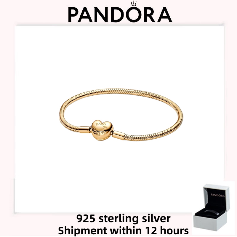 Serpent Chain Bracelet Bạc Sterling Silver S925 Khóa Trái Tim