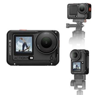 Lồng hợp kim nhôm K & F Concept cho DJI Osmo Action 6, Vỏ bảo vệ có giày lạnh & Vít 1 / 4 "cho chân máy