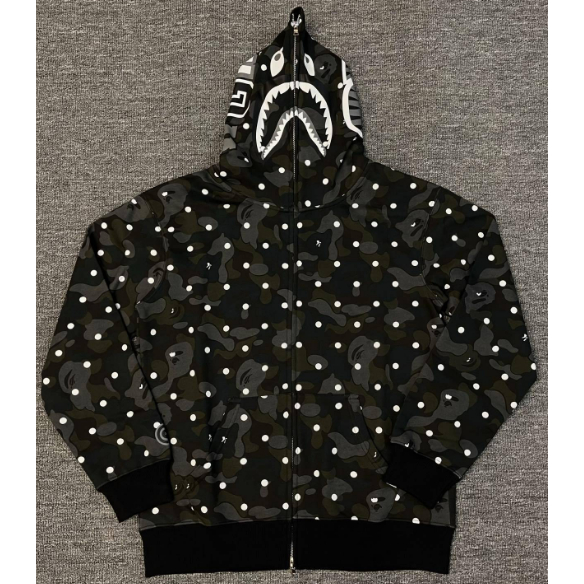 BAPE Áo khoác kinh điển Áo Hoodie Nam Nữ Phong Cách Mới 0819