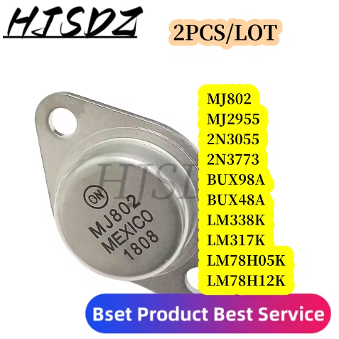 2 Chiếc Transistor MJ2955 2N3055 TO-3 15A 60V, MJ802 2N3773 BUX98A BUX98 BUX48A BUX48 LM338K LM338 L