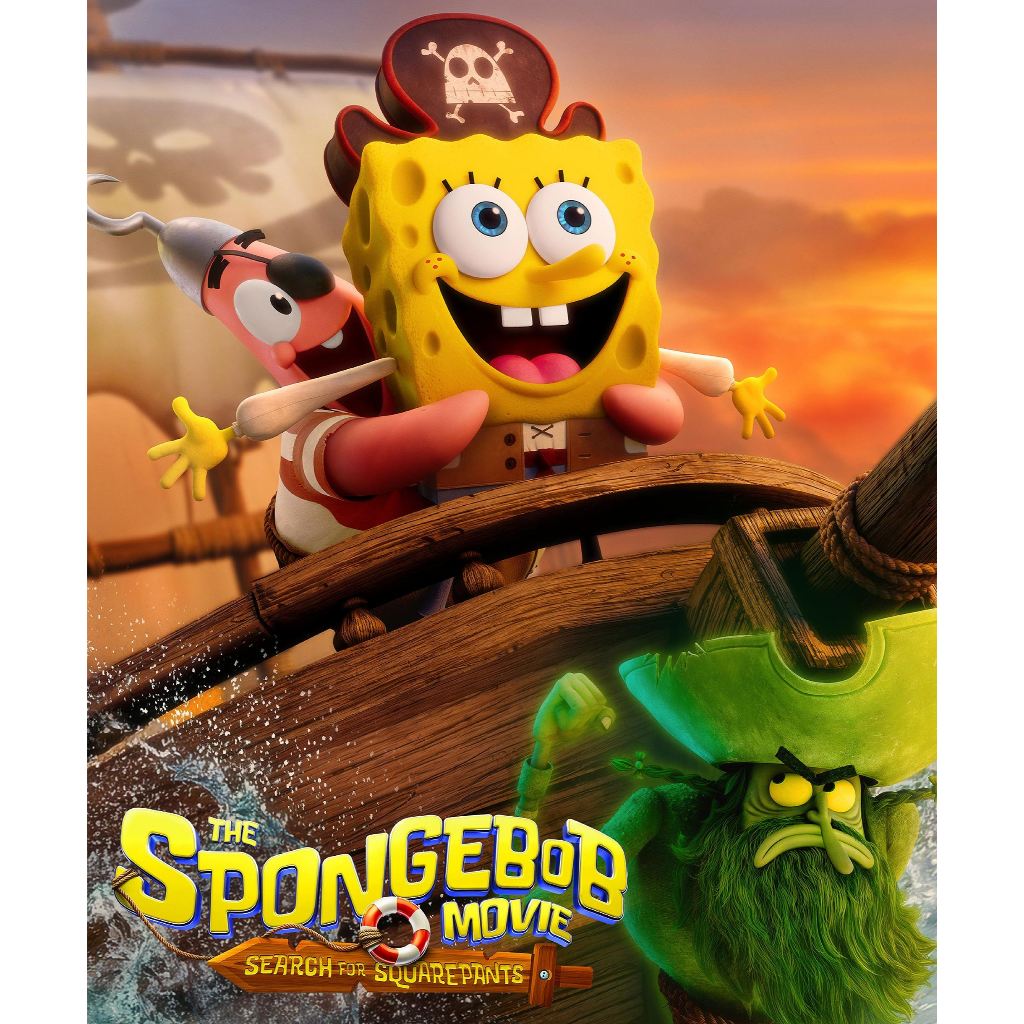[Tiếng Anh] Blu-ray HD Movie 4K UHD 1080P The SpongeBob Movie: Tìm kiếm SquarePants