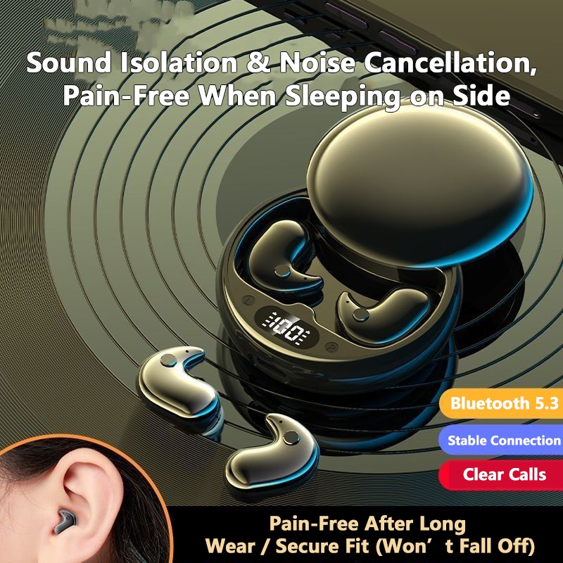 Mới [Y36] Tai nghe ngủ loại bỏ tiếng ồn thể thao Mini trong tai có độ bền cao