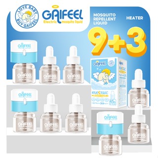GAIFEEL Thuốc đuổi muỗi  không chứa DEET gói gia đình 9 chai Tương thích với tất cả các mẫu