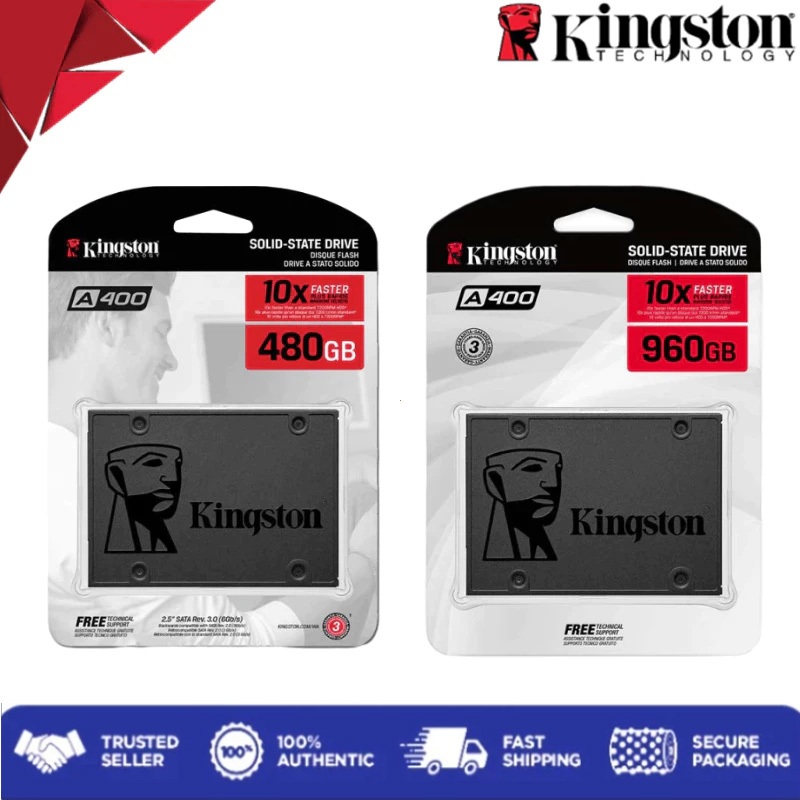 Kingston A400 480GB/960GB 2.5 inch SATA 3 SSD Máy tính xách tay và máy tính để bàn Bảo hành 10 năm