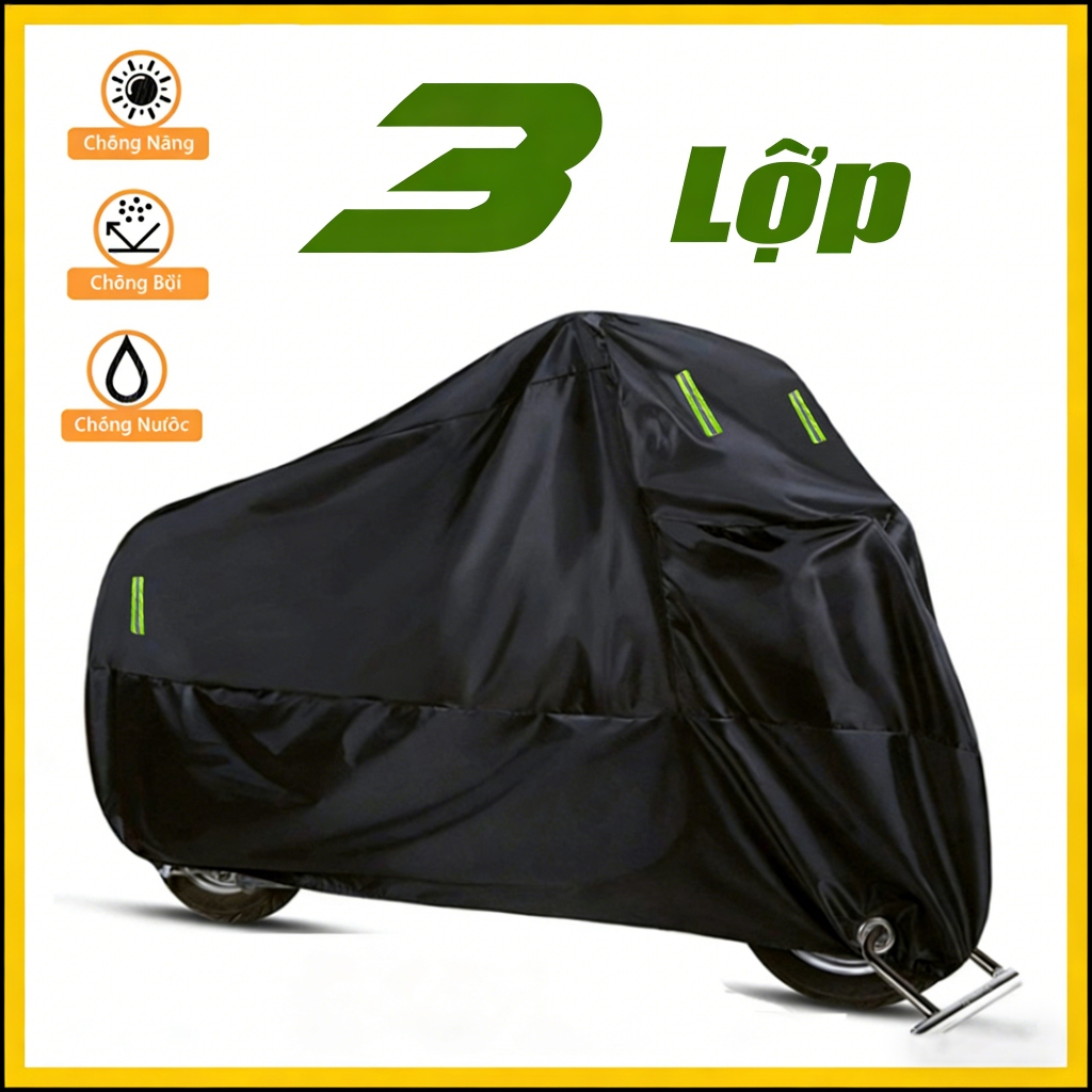 Vỏ xe máy chống mưa, chống nắng, chống bụi chất lượng cao, chống thấm nước hoàn toàn