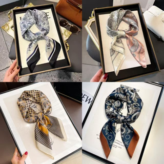 Khăn Lụa Vuông 70*70cm Bandana Nữ  Cổ khăn trùm đầu  khăn quàng cổ  băng đô A120