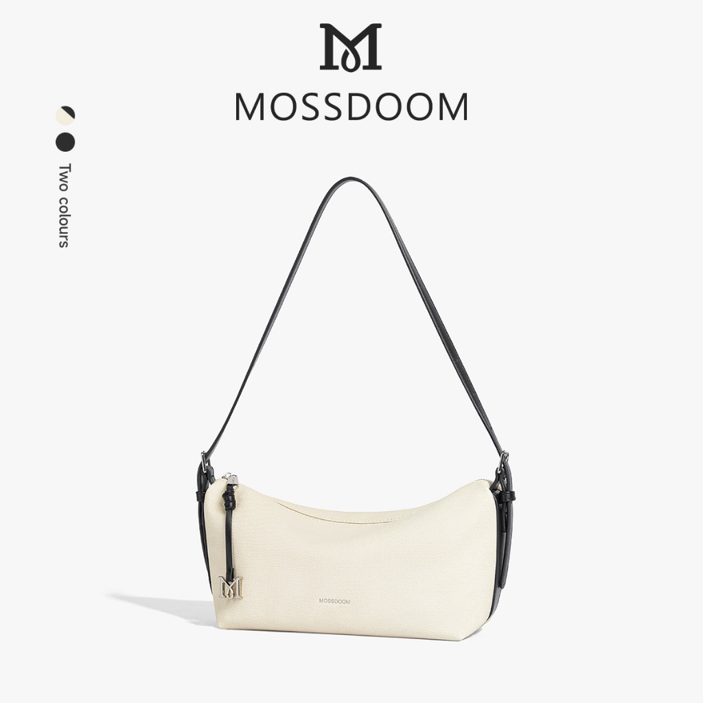 MOSSDOOM Soletta Bag 2026 Túi đeo vai bằng vải màu mới Túi đeo vai nữ sành điệu và thanh lịch