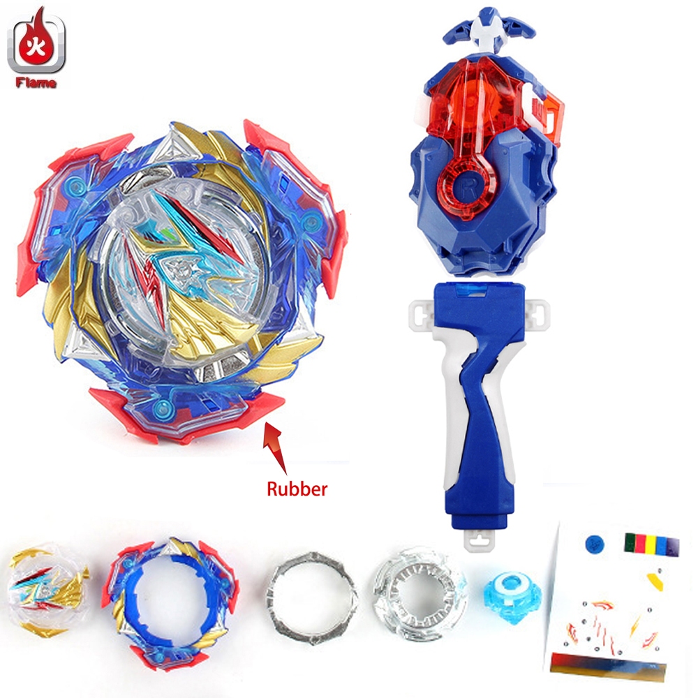 Flame Burst Gyro Battle GT B-205 màu xanh Ultimate Valkyrie Wing Top Đồ chơi mịn cho trẻ em