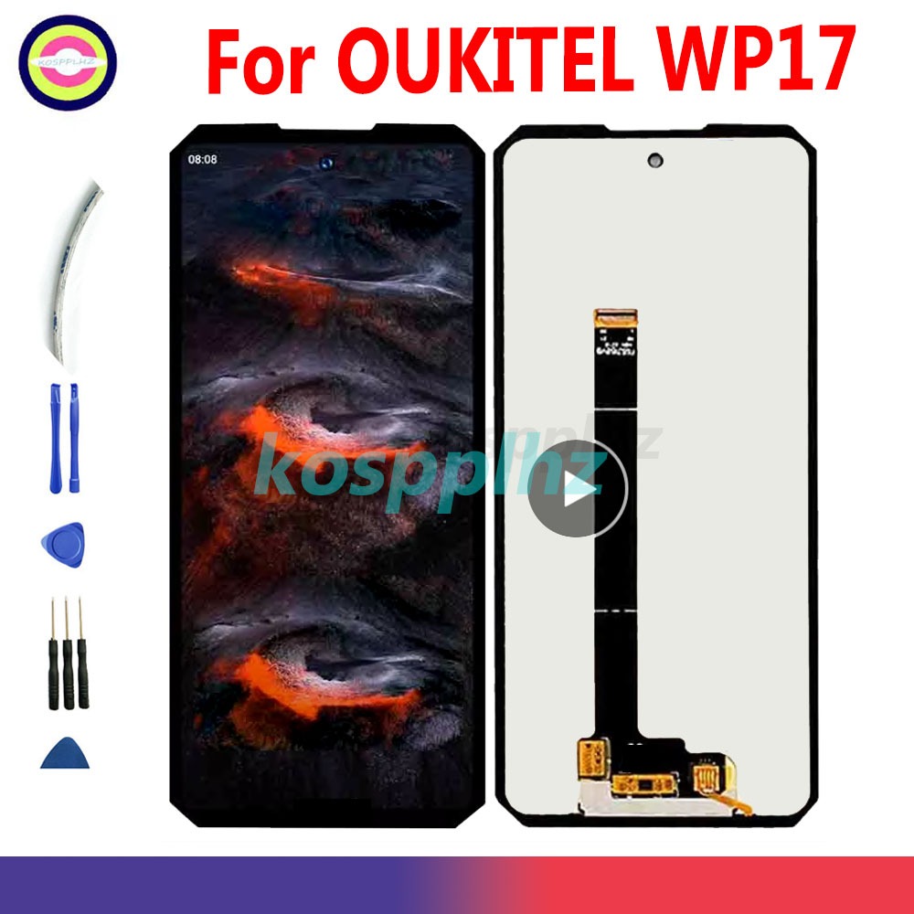 100% Kiểm Tra Chính Hãng Cho OUKITEL WP17 Màn Hình LCD Oukitel WP17 Mới Bộ Số Hóa Màn Hình Cảm Ứng L