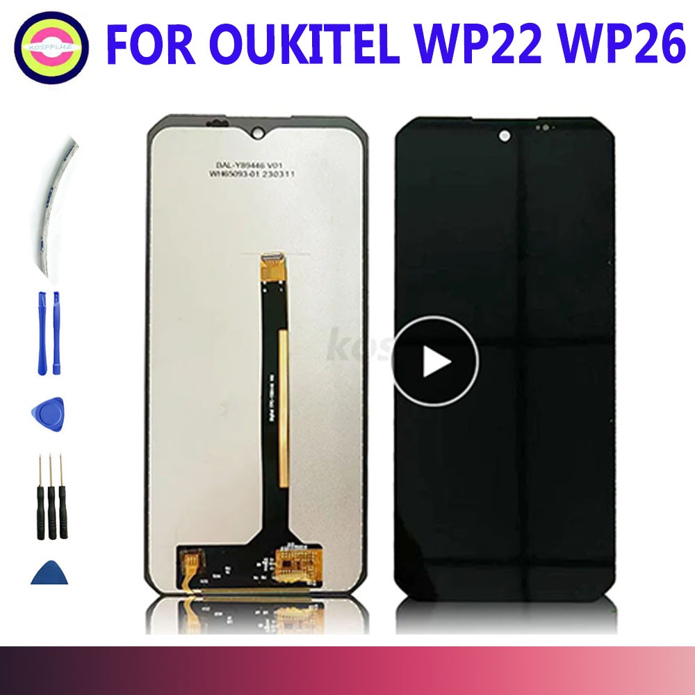 Chính Hãng Cho OUKITEL WP23 WP28 Màn Hình LCD Bộ Số Hóa Màn Hình Cảm Ứng 100% Mới OUKITEL WP22 WP23 