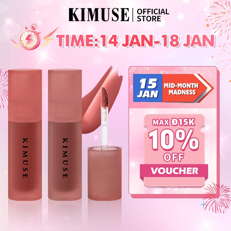 Son kem lì KIMUSE chống nước lâu trôi 13 màu tùy chọn