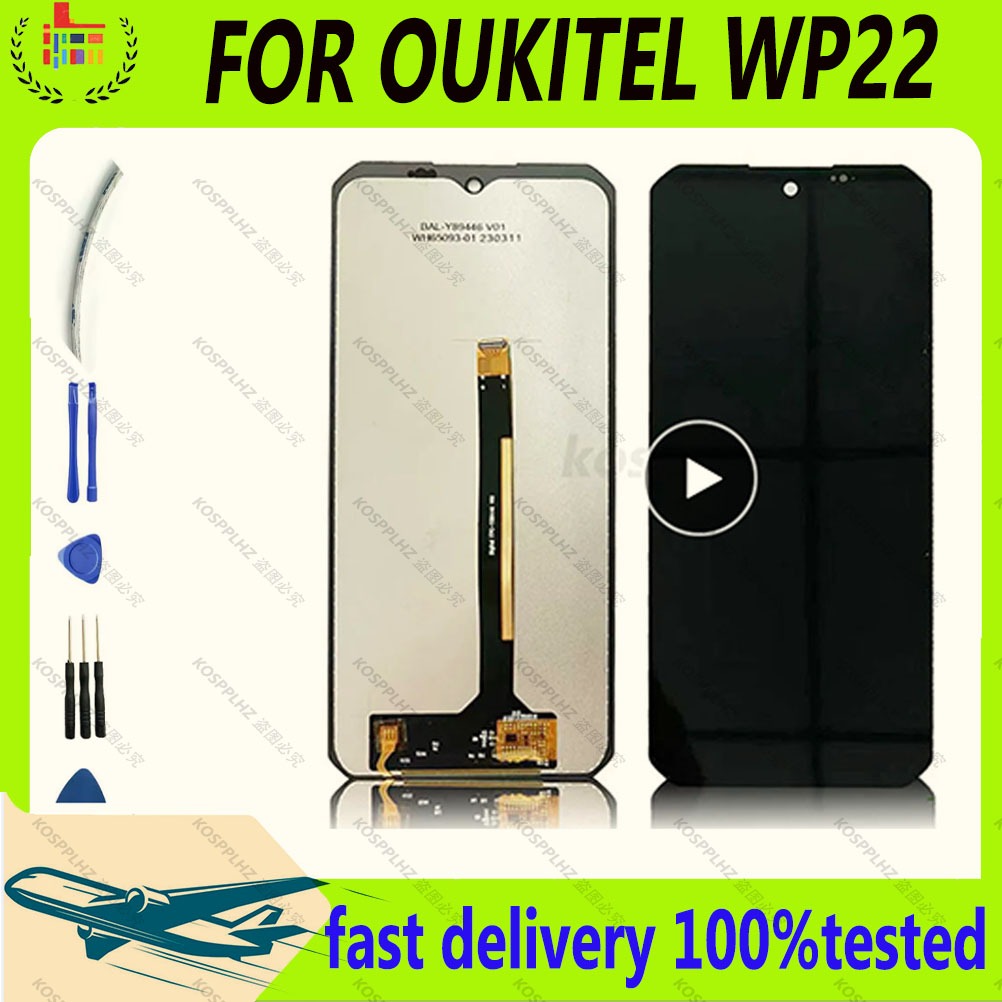 Thay Thế Ban Đầu Cho OUKITEL WP26 Màn Hình Hiển Thị Bộ Số Hóa Cảm Ứng Lắp Ráp Làm Việc Cho Oukitel W