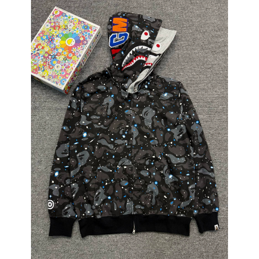 BAPE Áo khoác kinh điển Áo Hoodie Nam Nữ Phong Cách Mới 0819