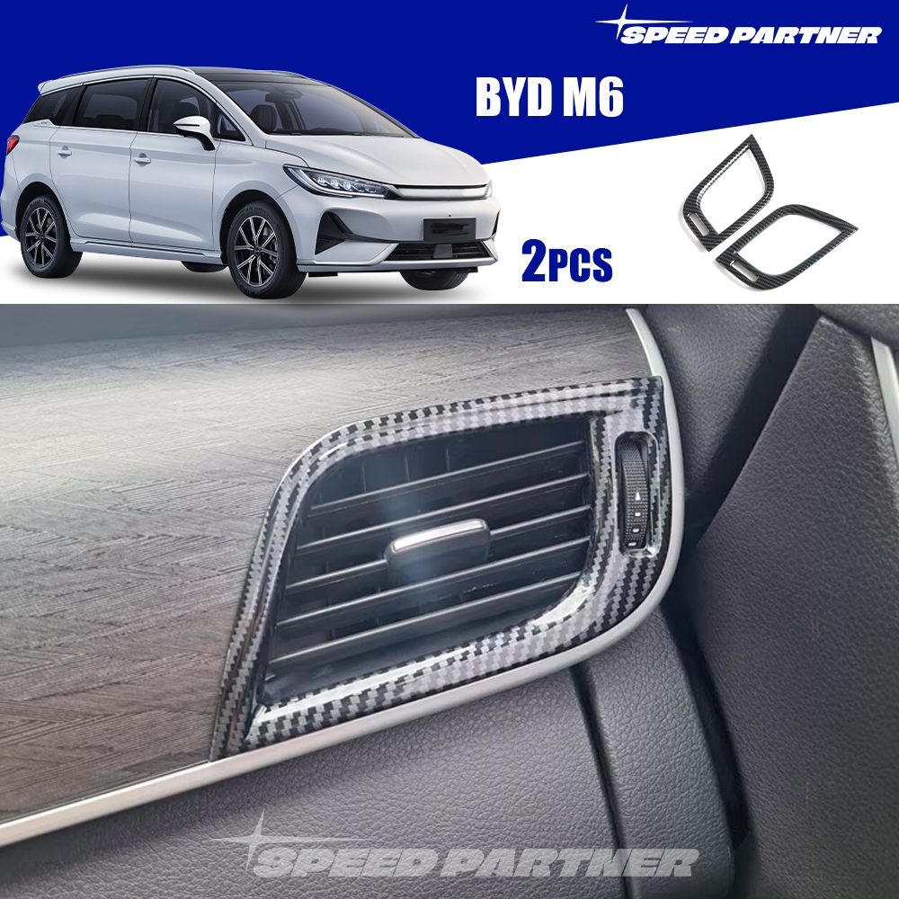BYD M6 (2025-nay) Trang trí lỗ thông hơi bên hông cho phụ kiện ô tô byd m 6