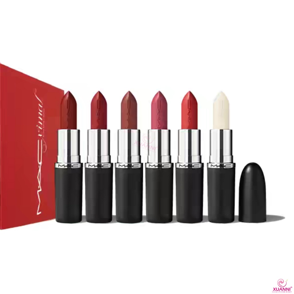 MỚI Satin ánh sáng 834 Son môi mờ Cửa hàng đặc sản Mac Meike Youwu son môi mùa xuân 316 hạt tiêu sươ