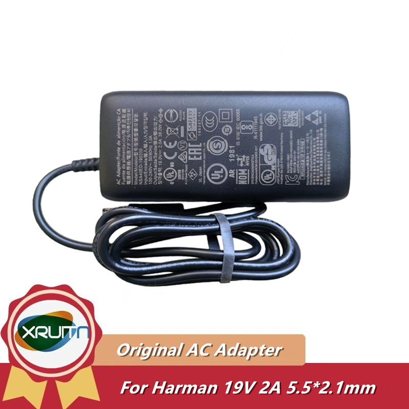 NSA40ED chính hãng-190200 19V 2A AC Adapter Cho Harman / Kardon Onyx Studio 1 2 3 4 5 6 7 Loa Blueto