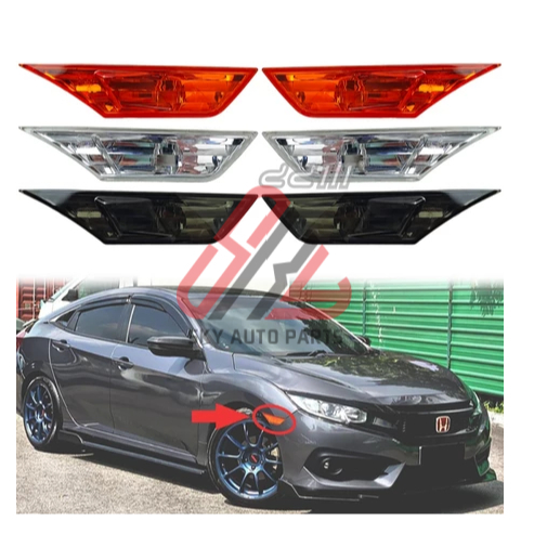 FENDER (1 Cặp) Dành Cho XE HONDA CIVIC TEA FC 2016 2017 2018 2019 2020 2021 TBA FC1 FC6 FK4 FK7 FK8 