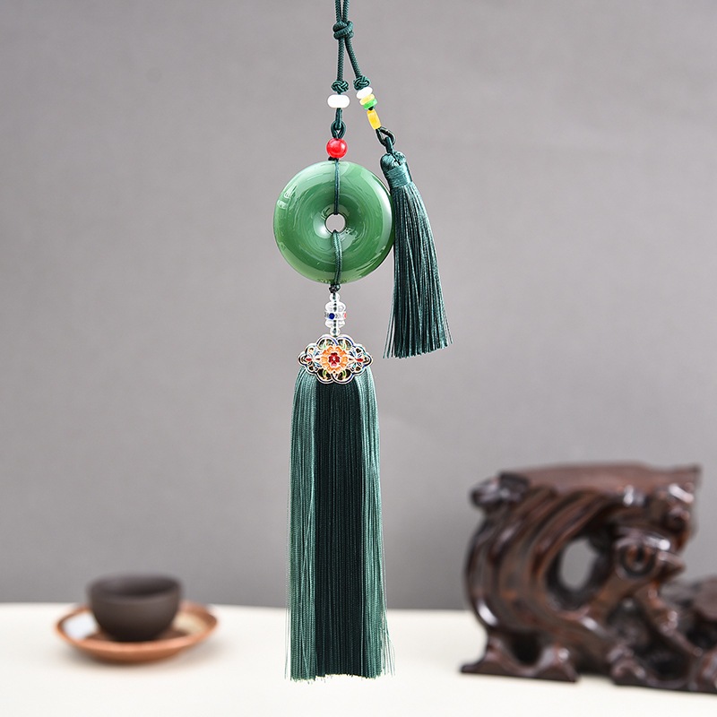 Ngọc Bội đeo áo dài – Phụ kiện áo dài nam - Dây Tua Rua phối áo dài nam