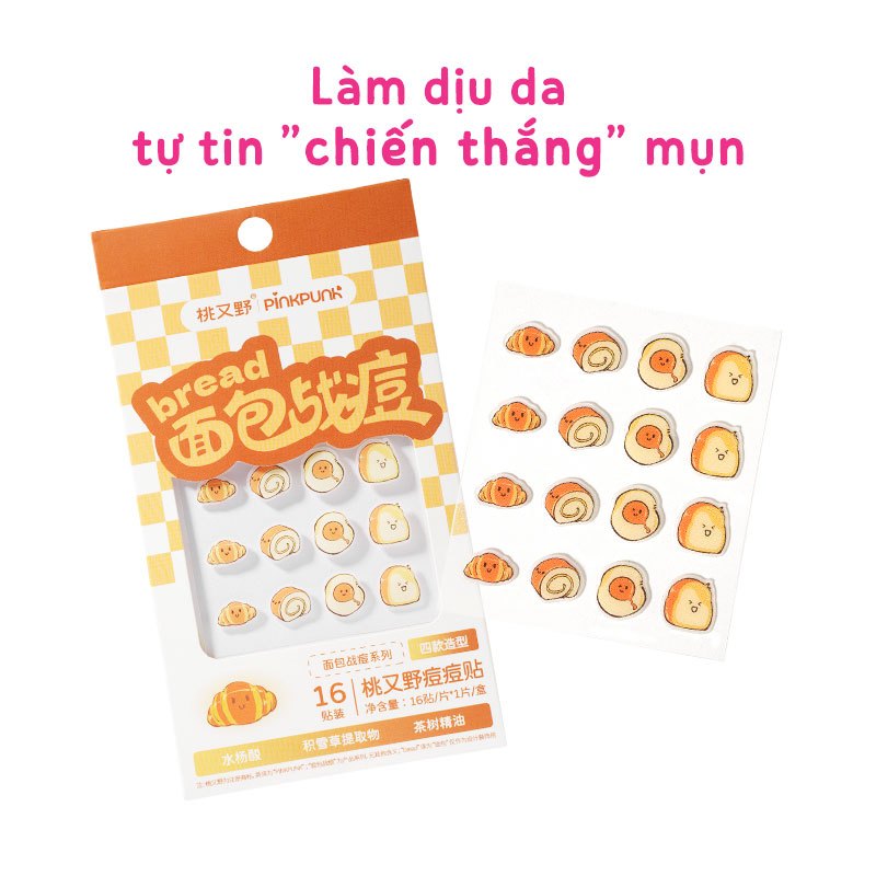 Cute Miếng Dán Mụn BHA Tái PinkPunk Tạo Chăm Sóc Làn Da Ngày Đêm | BigBuy360 - bigbuy360.vn