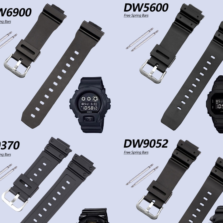 YIFILM Dây Đeo Đồng Hồ Chống Sốc dw5600 / dw6900 / dw9052 / ga110 dw-5600 dw-6900 5600 6900