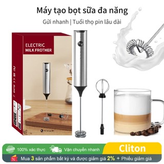 Máy tạo bọt sữa điện Cilton Máy đánh trứng cầm tay Máy tạo bọt cà phê có thể sạc lại cho cà phê, lưới, Cappuccin