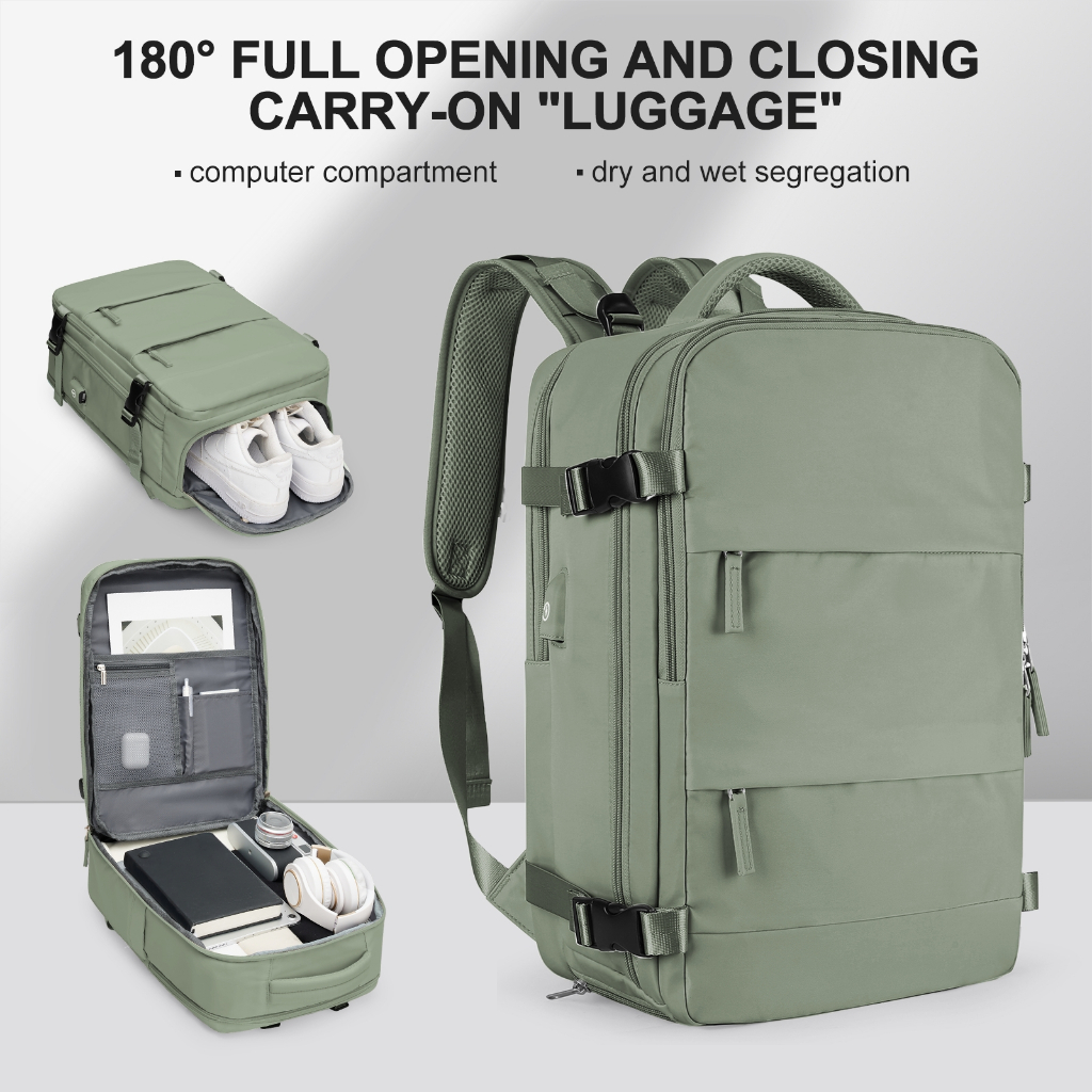 【GIAO NGAY】Ba Lô Du Lịch Laptop Đa Năng - Xách Tay Máy Bay, Chống Nước Cao Cấp