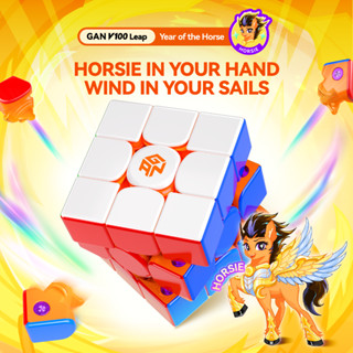 GAN V100 Leap Year Of The Horse Edition Từ Tốc Độ Cube Frost Phiên Bản Magic Cube Giáo Dục Xếp Hình Đồ Chơi Cho Trẻ Em