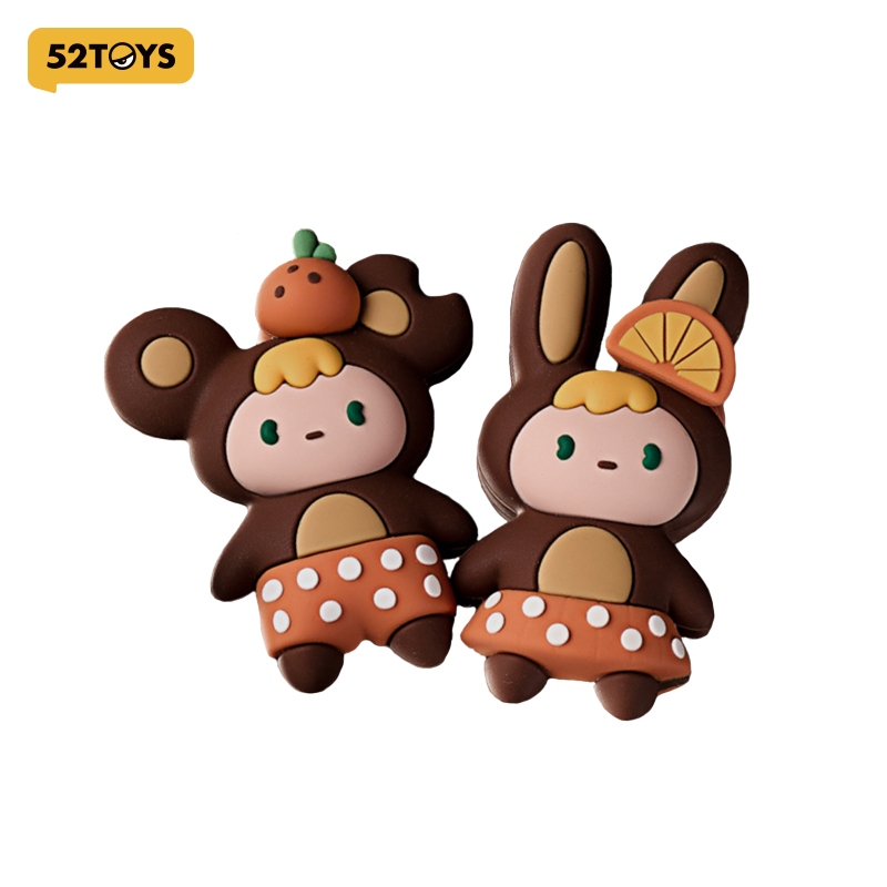 【Available On January 15th 8:30am】52TOYS LITTLE BUNS Melting Together Series - Fridge Magnet Blind B