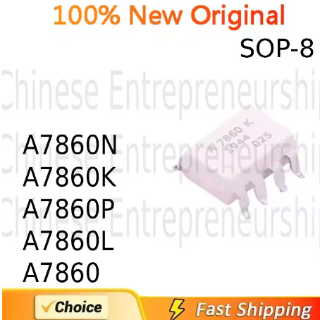 5 CÁI SOP-8 SMD A7860 A7860N A7860K A7860P A7860L HCPL-7860 SOP-8 opto-cặp đôi 100% Chất lượng Chính