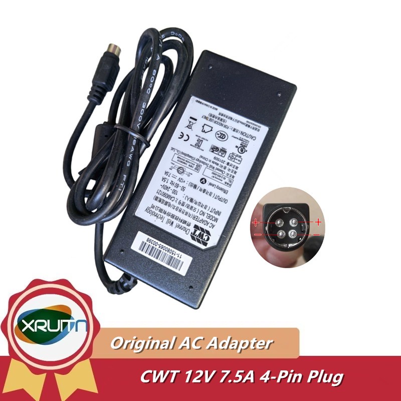 CAM CWT 2AAL090F chính hãng090121 Bộ sạc nguồn AC 12V 7.5A cho SYNOLOGY DS416 DS415PLAY DS218PLAY DS