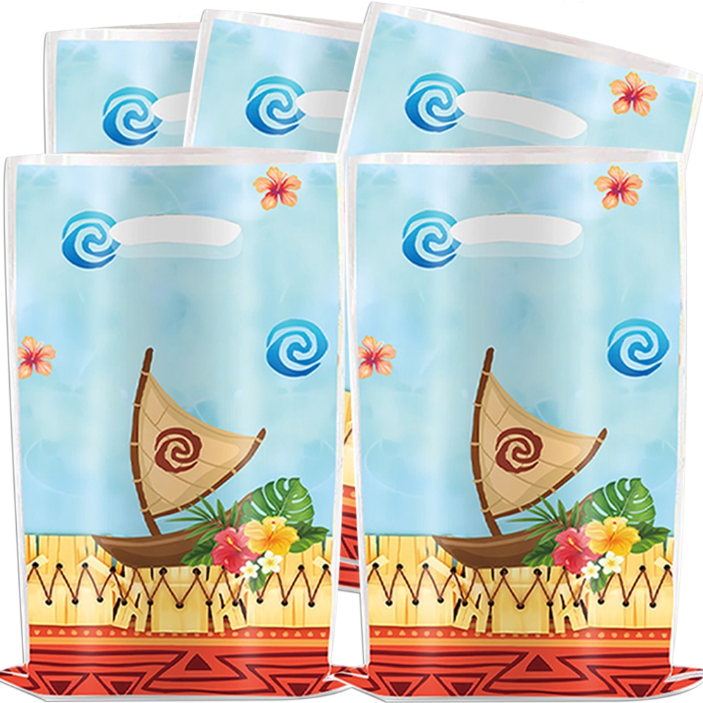 10 / 30 / 50 Chiếc Moana Chủ Đề Tiệc Sinh Nhật Túi Quà Tặng Moana Kẹo Túi Goody Túi Moana Sinh Nhật 