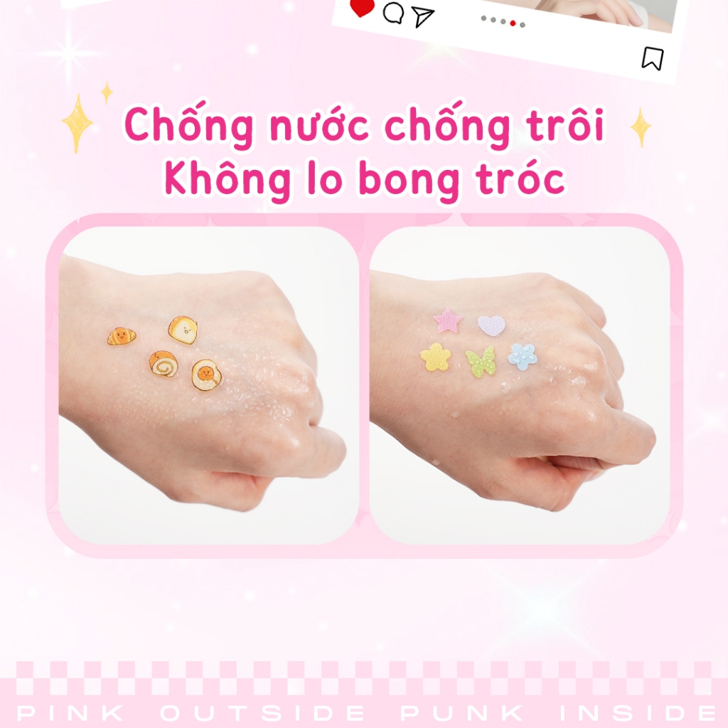 Cute Miếng Dán Mụn BHA Tái PinkPunk Tạo Chăm Sóc Làn Da Ngày Đêm | BigBuy360 - bigbuy360.vn