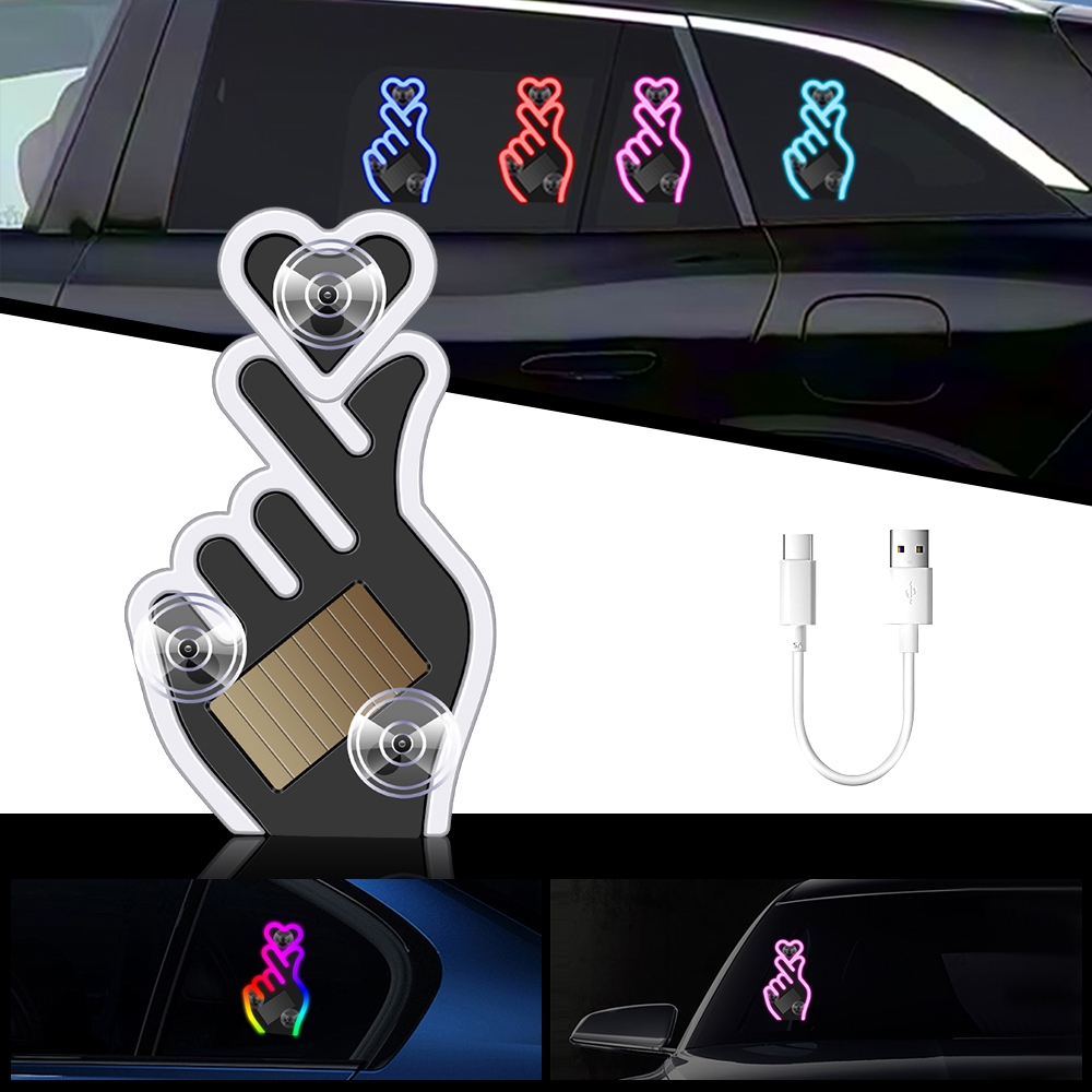 Đèn LED tay trái tim cử chỉ