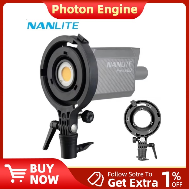 Nanlite AS-BA-FMM Bowens Mount Adapter Phụ Kiện Đèn Chụp Ảnh Gắn FM Để Bowen Mount