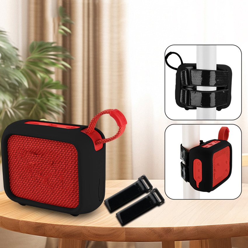 Vỏ bảo vệ silicon Vỏ loa di động có dây đeo an toàn cho JBL GO4