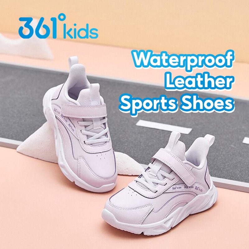 Giày thể thao 361 độ cho bé gái, lót mềm như lông cừu, phù hợp đi học và chơi sport năm 2025