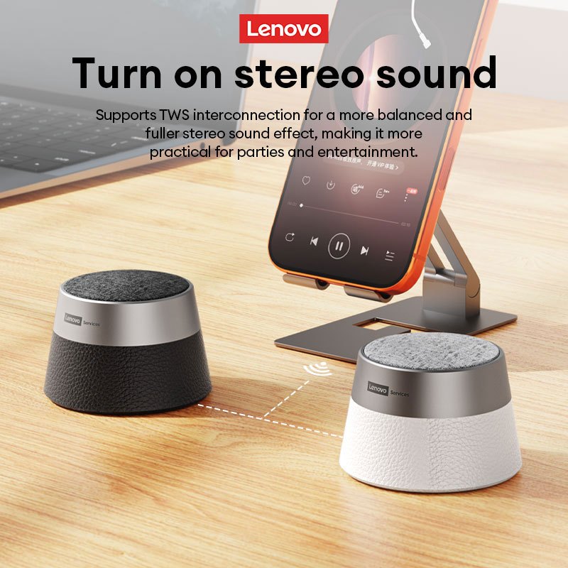 Loa từ tính Lenovo HD103Pro TWS Bluetooth Hi-Fi Stereo IPX5 Giá đỡ điện thoại chống nước Loa di động Bluetooth 5.4 | BigBuy360 - bigbuy360.vn