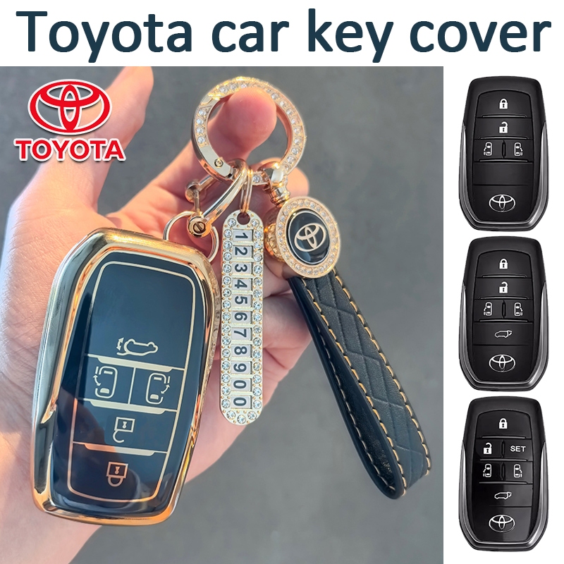 Vỏ chìa khóa xe Toyota cho Alphard / Vellfire / Sienta / Noah / Majesty Vỏ chìa khóa Toyota Vellfire