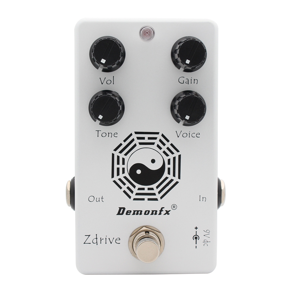 Demonfx Mới Zdrive Guitar Effect Pedal Tăng cường Overdrive Pedal với True Bypass